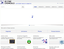 Tablet Screenshot of dcfinechemicals.com